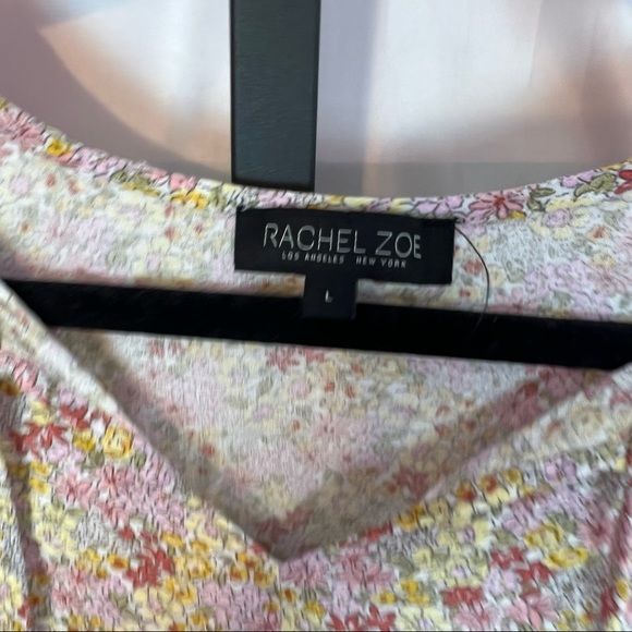 Rachel Zoe Boho Floral Print Blouse, size Large - Picture 2 of 7